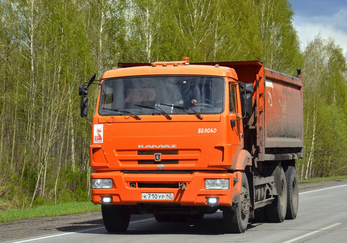 Кемеровская область, № К 710 УР 42 — КамАЗ-65115 (общая модель)