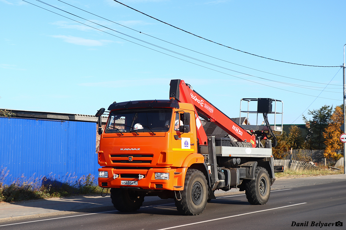 Ненецкий автономный округ, № А 483 ОА 83 — КамАЗ-43502-D5(66)
