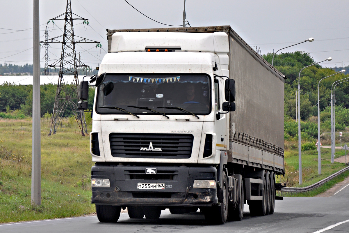 Самарская область, № Т 255 ММ 163 — МАЗ-5440B9