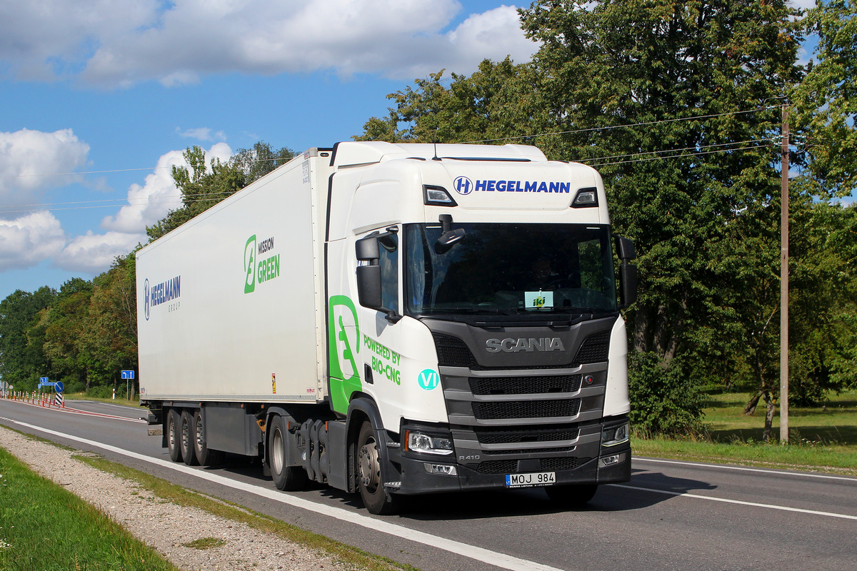Литва, № MOJ 984 — Scania ('2016) R410