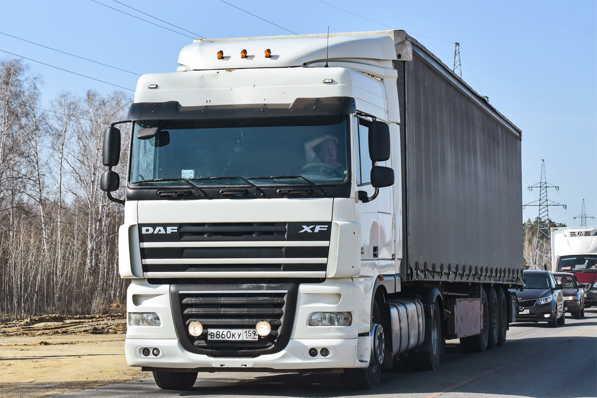 Пермский край, № В 860 КУ 159 — DAF XF105 FT