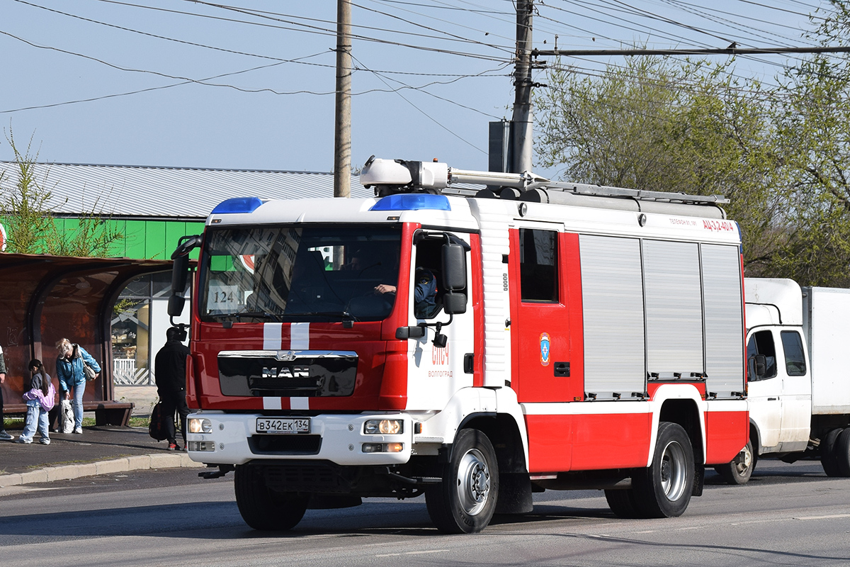 Волгоградская область, № В 342 ЕК 134 — MAN TGM 13.290