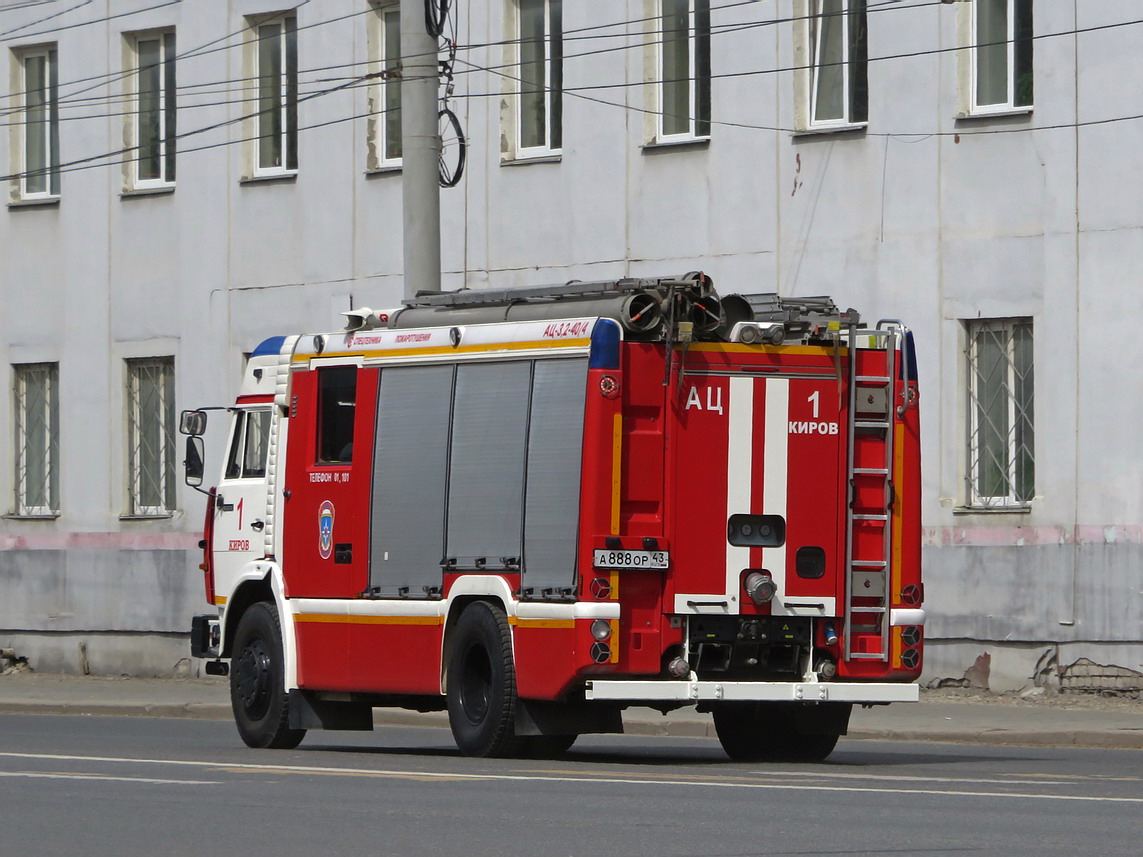 Кировская область, № А 888 ОР 43 — КамАЗ-43253-A3(96)