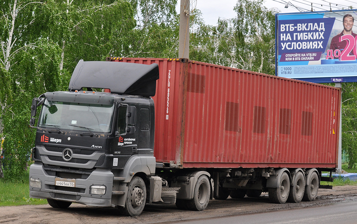 Омская область, № Х 441 КК 55 — Mercedes-Benz Axor 1836