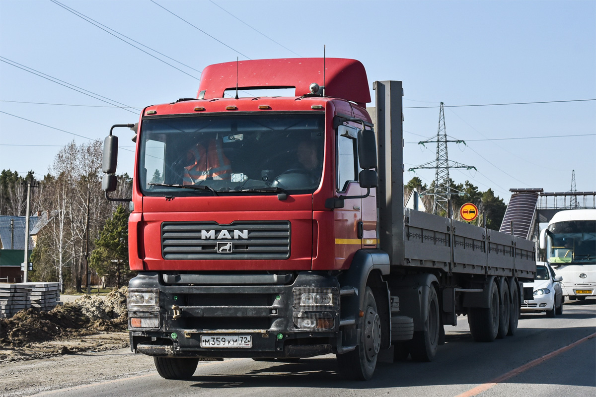 Тюменская область, № М 359 КМ 72 — MAN TGA 18.350