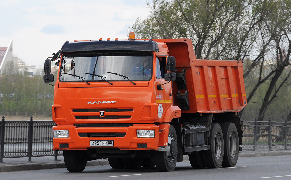 Омская область, № Х 253 КМ 55 — КамАЗ-65115-A5(48)
