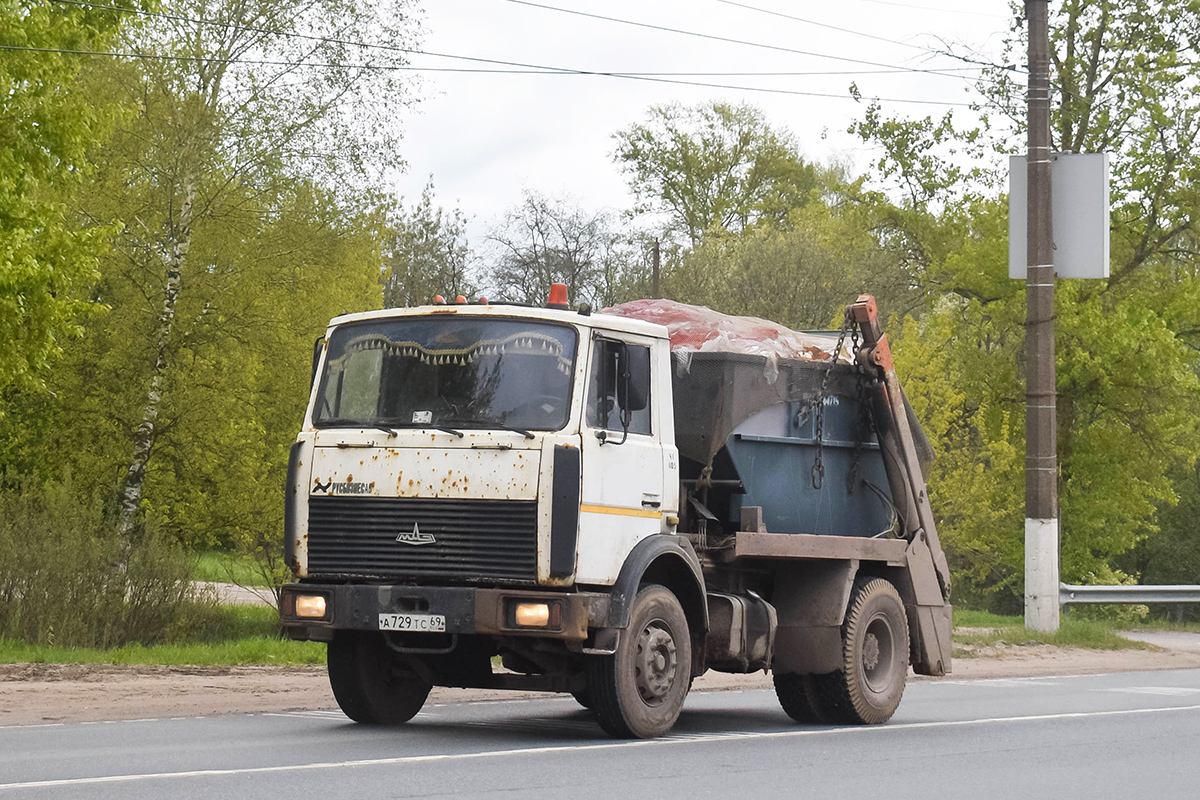 Тверская область, № А 729 ТС 69 — МАЗ-5433A2