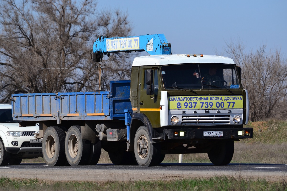 Волгоградская область, № К 721 РА 34 — КамАЗ (общая модель)
