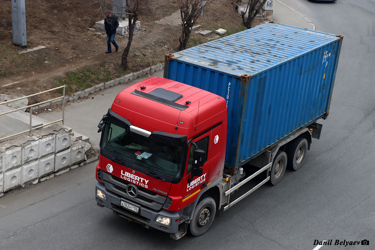 Приморский край, № А 162 НТ 125 — Mercedes-Benz Actros ('2009) 3341