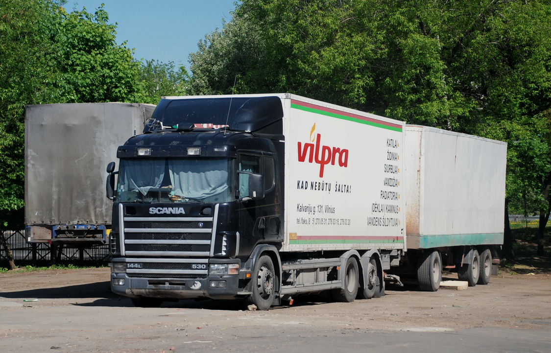 Литва, № (LT) U/N 0128 — Scania ('1996) R144L; Транспортные средства без номеров (Москва)