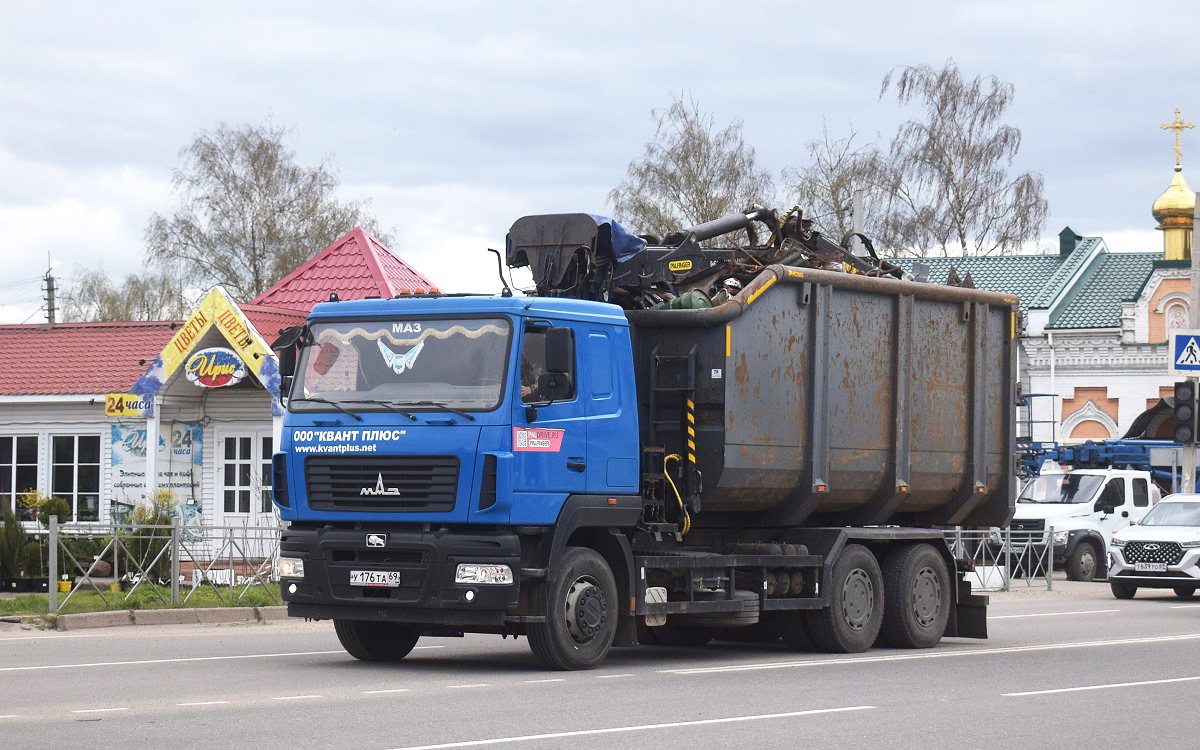 Тверская область, № У 176 ТА 69 — МАЗ-6312C5
