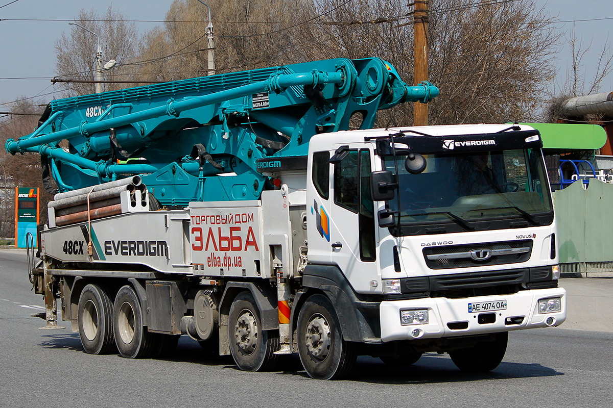 Днепропетровская область, № АЕ 4074 ОА — Daewoo Novus