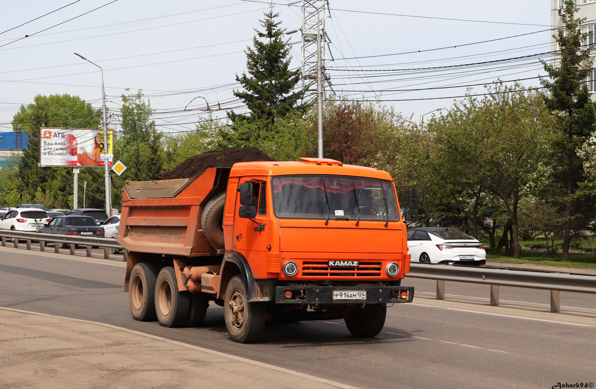 Красноярский край, № Р 914 АМ 124 — КамАЗ-55111 [551110]