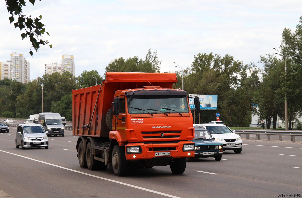 Красноярский край, № У 170 ТР 124 — КамАЗ-6520-A5(48)