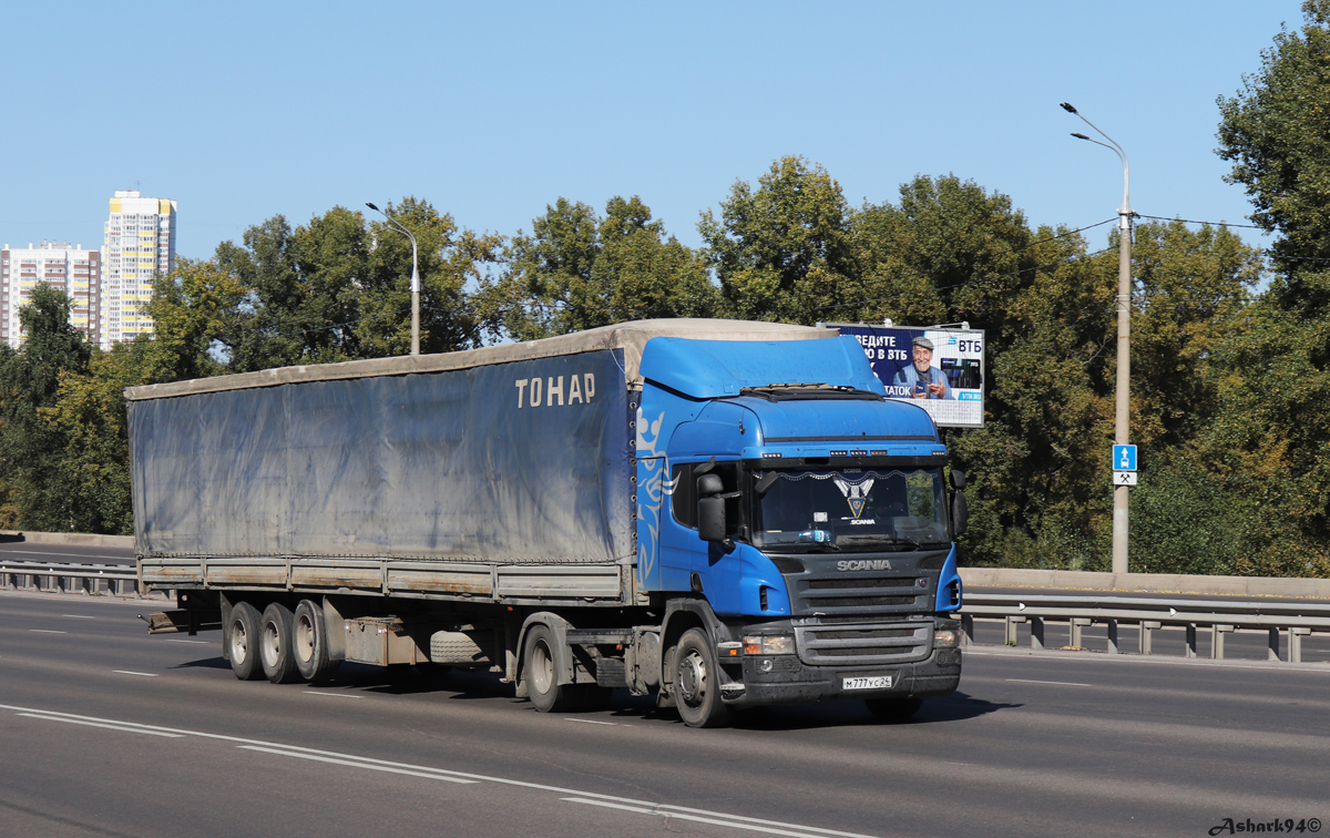 Красноярский край, № М 777 УС 24 — Scania ('2004) P340