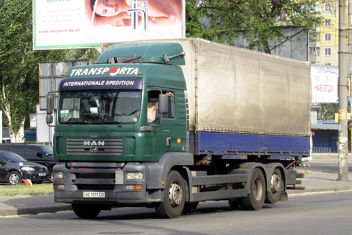 Днепропетровская область, № АЕ 1511 СО — MAN TGA 26.410