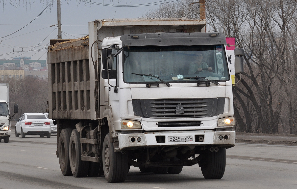 Омская область, № С 245 НМ 55 — Howo HW ZZ3257