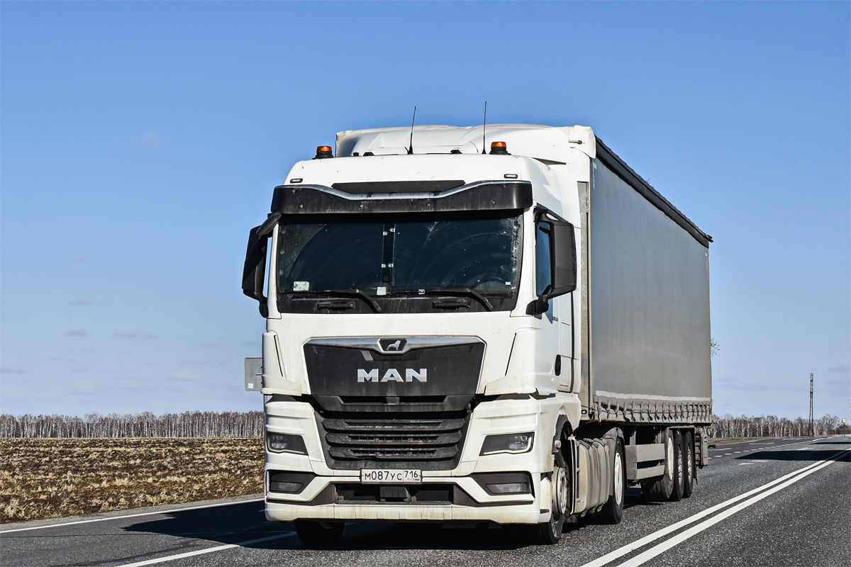 Татарстан, № М 087 УС 716 — MAN TGX ('2020) (Общая модель)