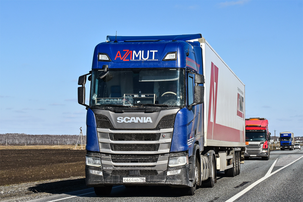 Свердловская область, № С 664 НО 196 — Scania ('2016) R450