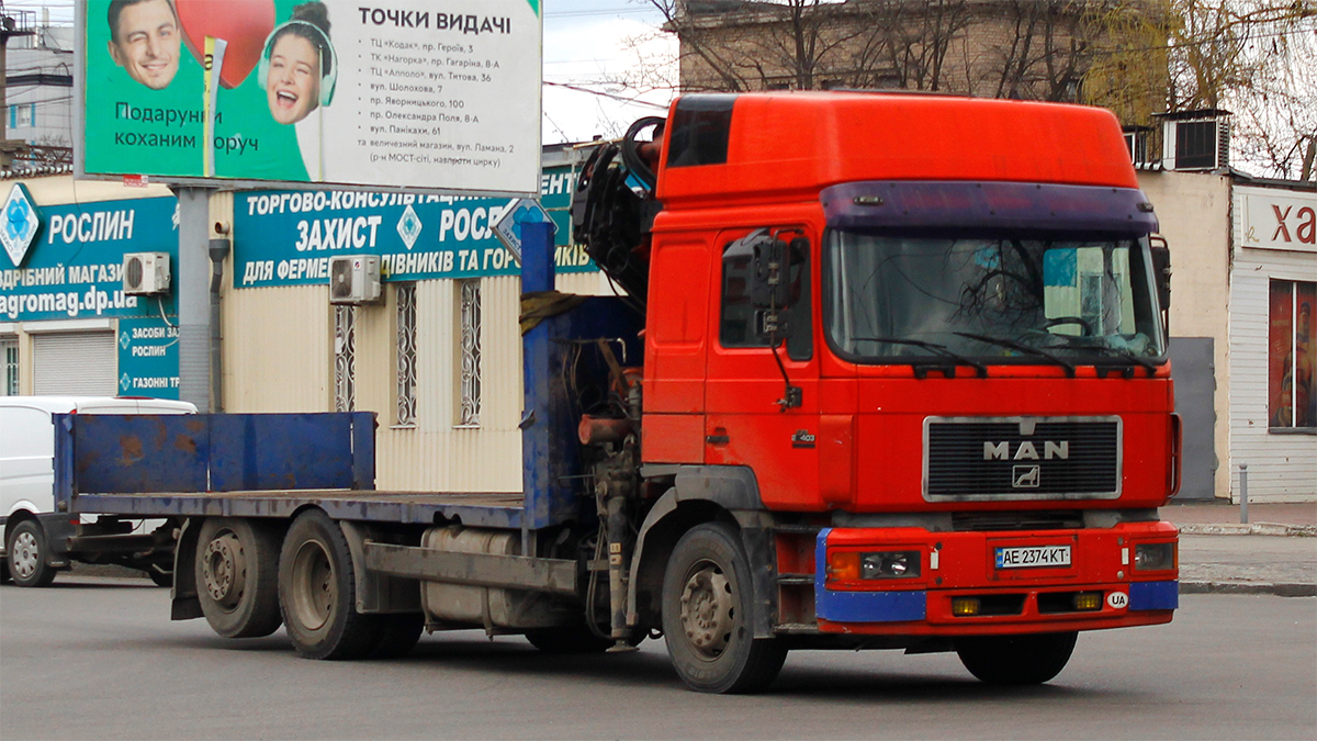Днепропетровская область, № АЕ 2374 КТ — MAN F2000 23.403