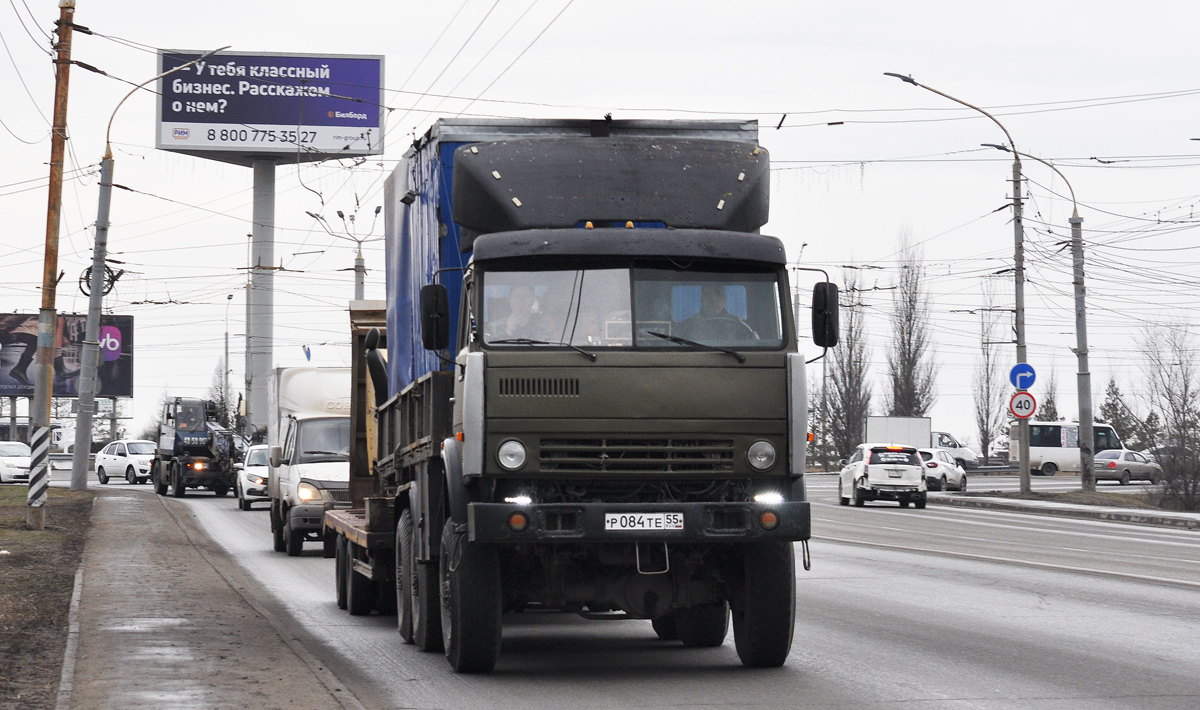 Омская область, № Р 084 ТЕ 55 — КамАЗ-43101