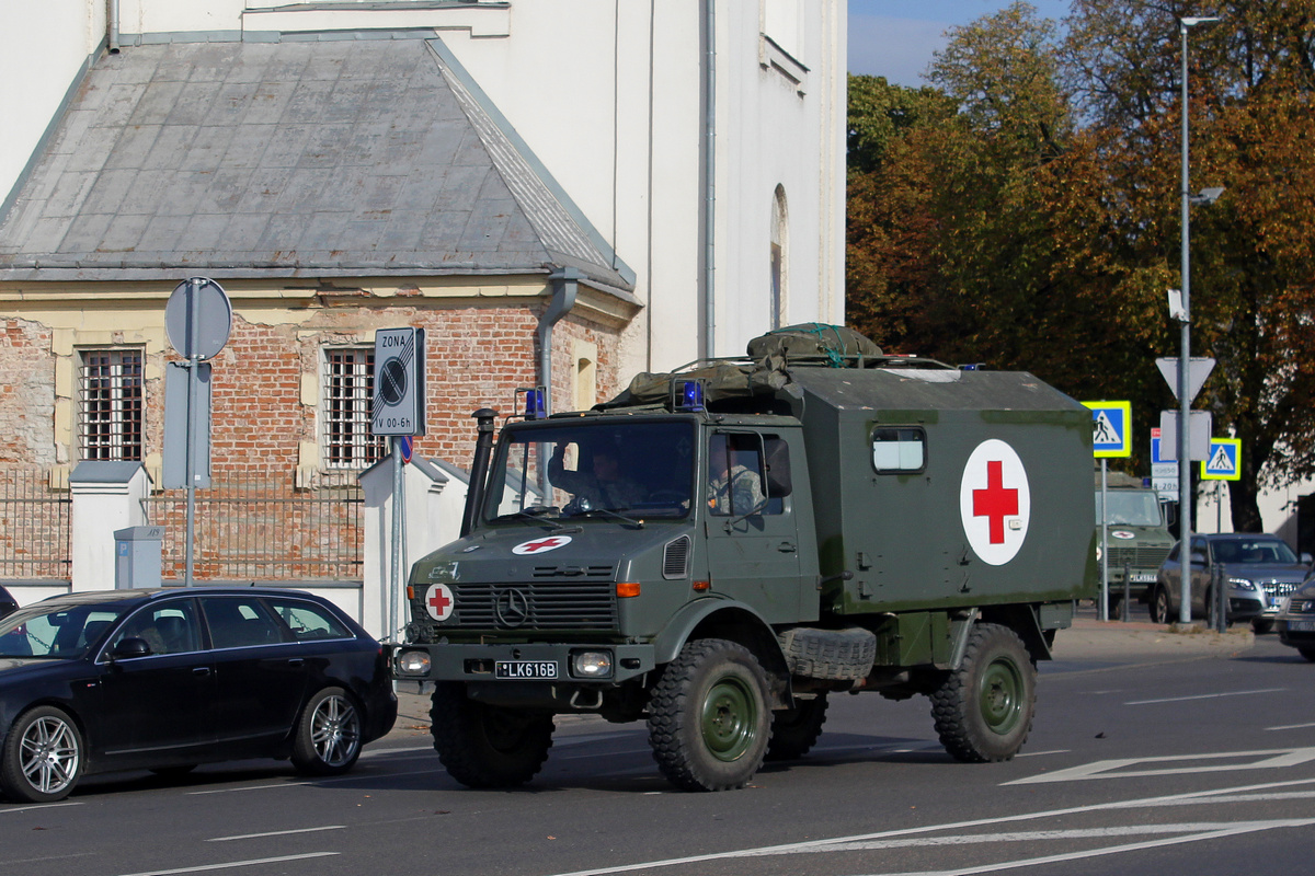 Литва, № LK 616 B — Mercedes-Benz Unimog (общ.м)