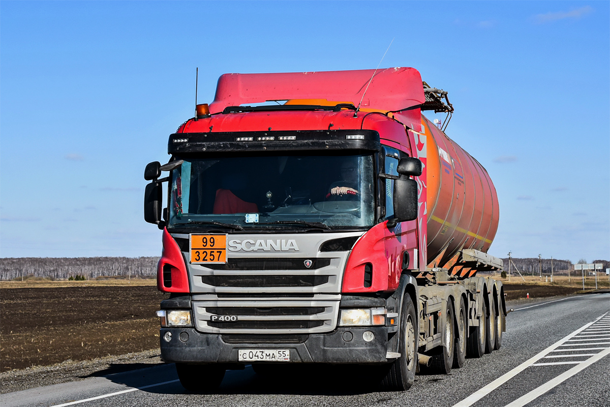 Омская область, № С 043 МА 55 — Scania ('2011) P400