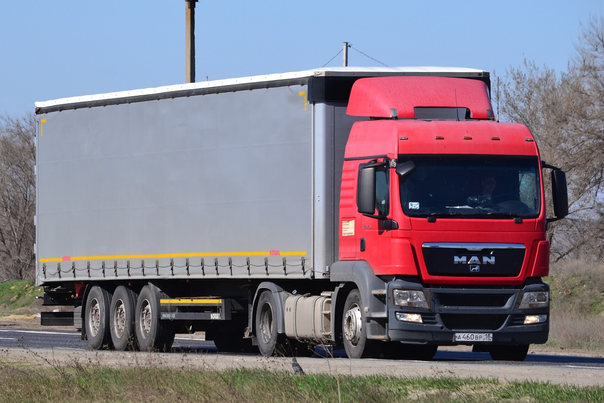 Удмуртия, № А 460 ВР 18 — MAN TGS 19.400