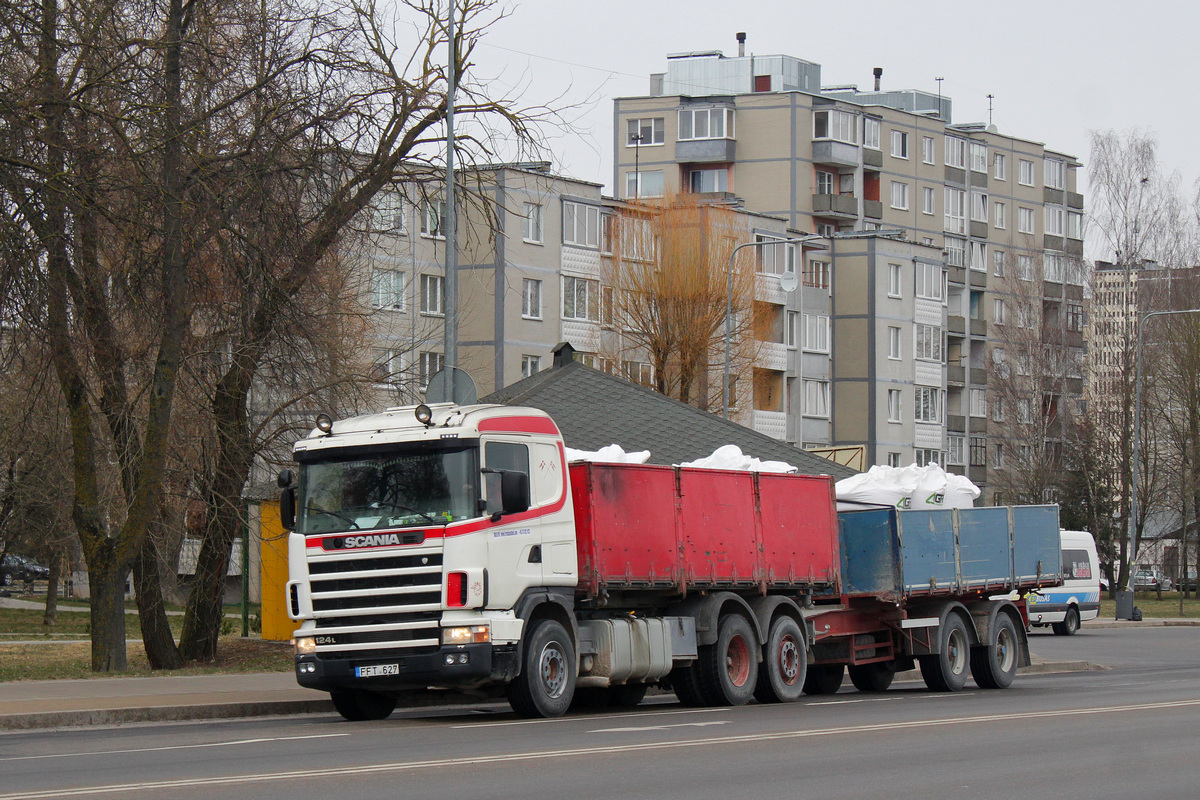 Литва, № FFT 627 — Scania ('1996) R124L