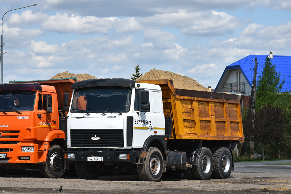 Тюменская область, № Х 431 ОР 72 — МАЗ-551605