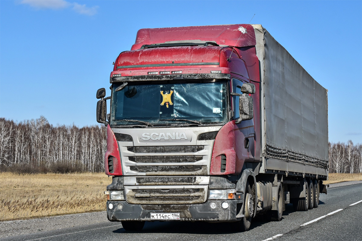 Свердловская область, № К 114 ВС 196 — Scania ('2009) R420