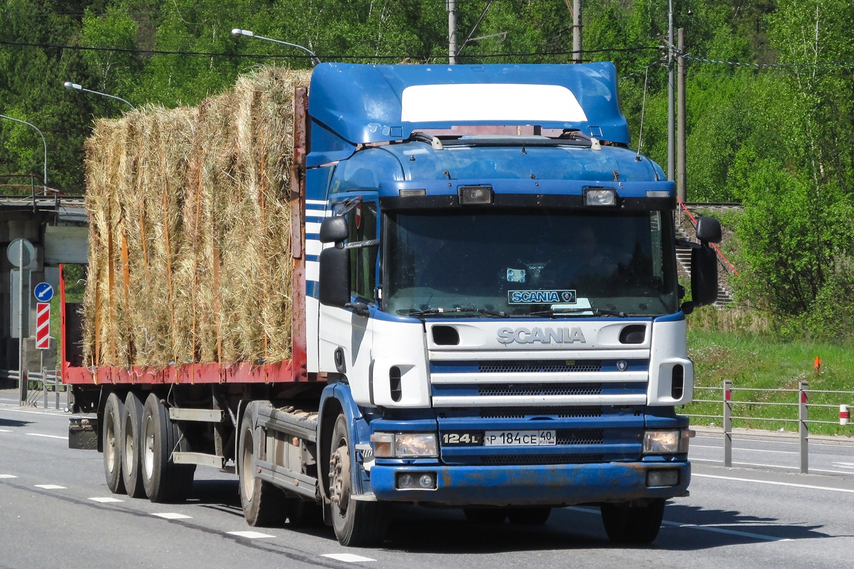 Калужская область, № Р 184 СЕ 40 — Scania ('1996) P124L