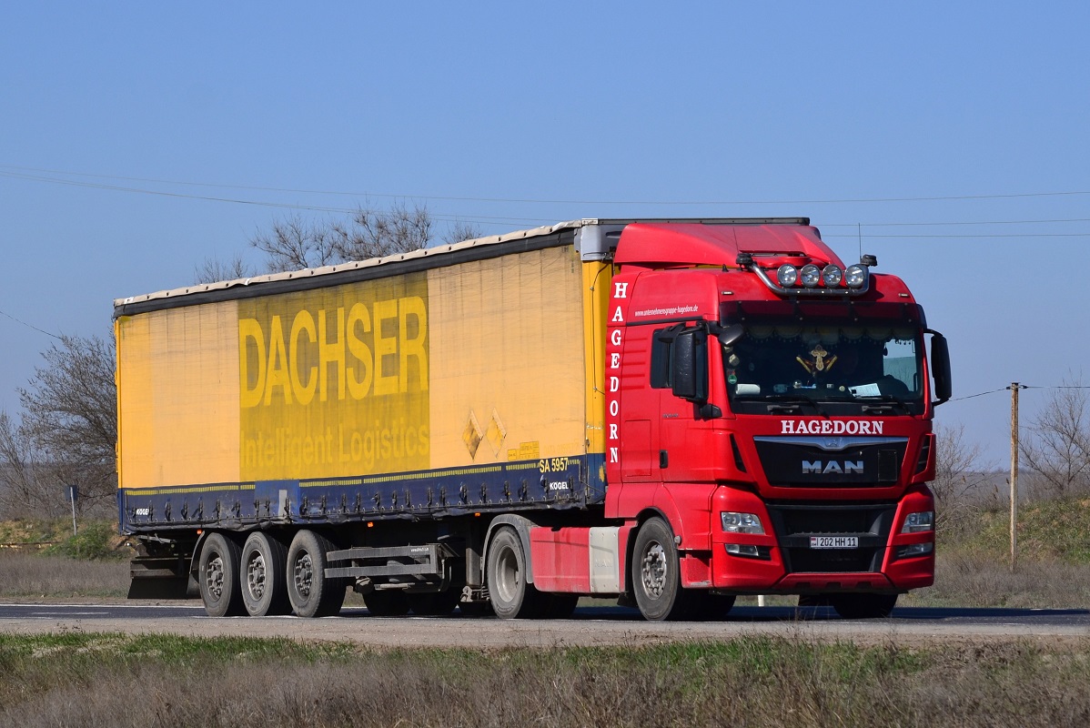 Армения, № 202 HH 11 — MAN TGX ('2012) 18.440