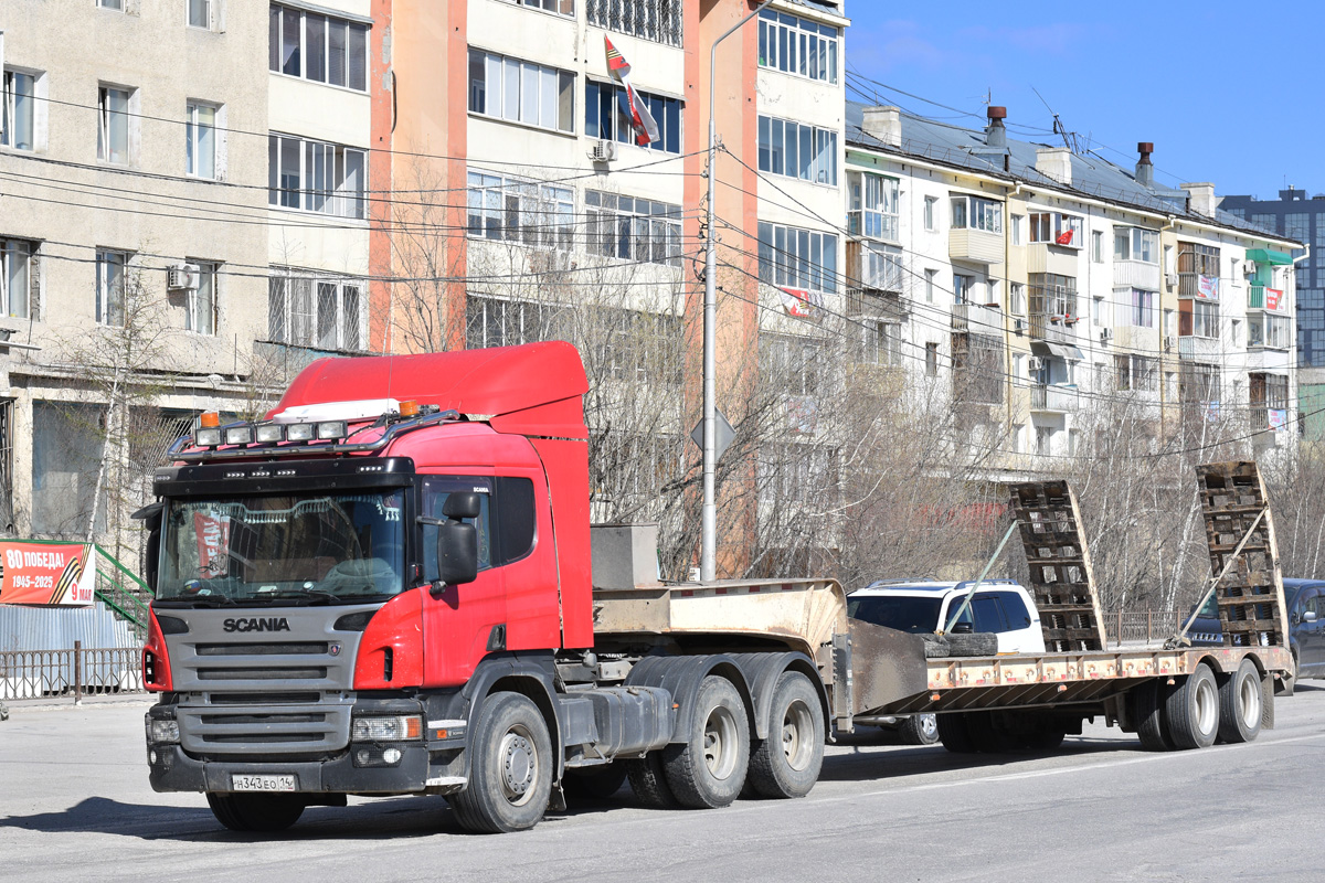 Саха (Якутия), № Н 343 ЕО 14 — Scania ('2004) P380
