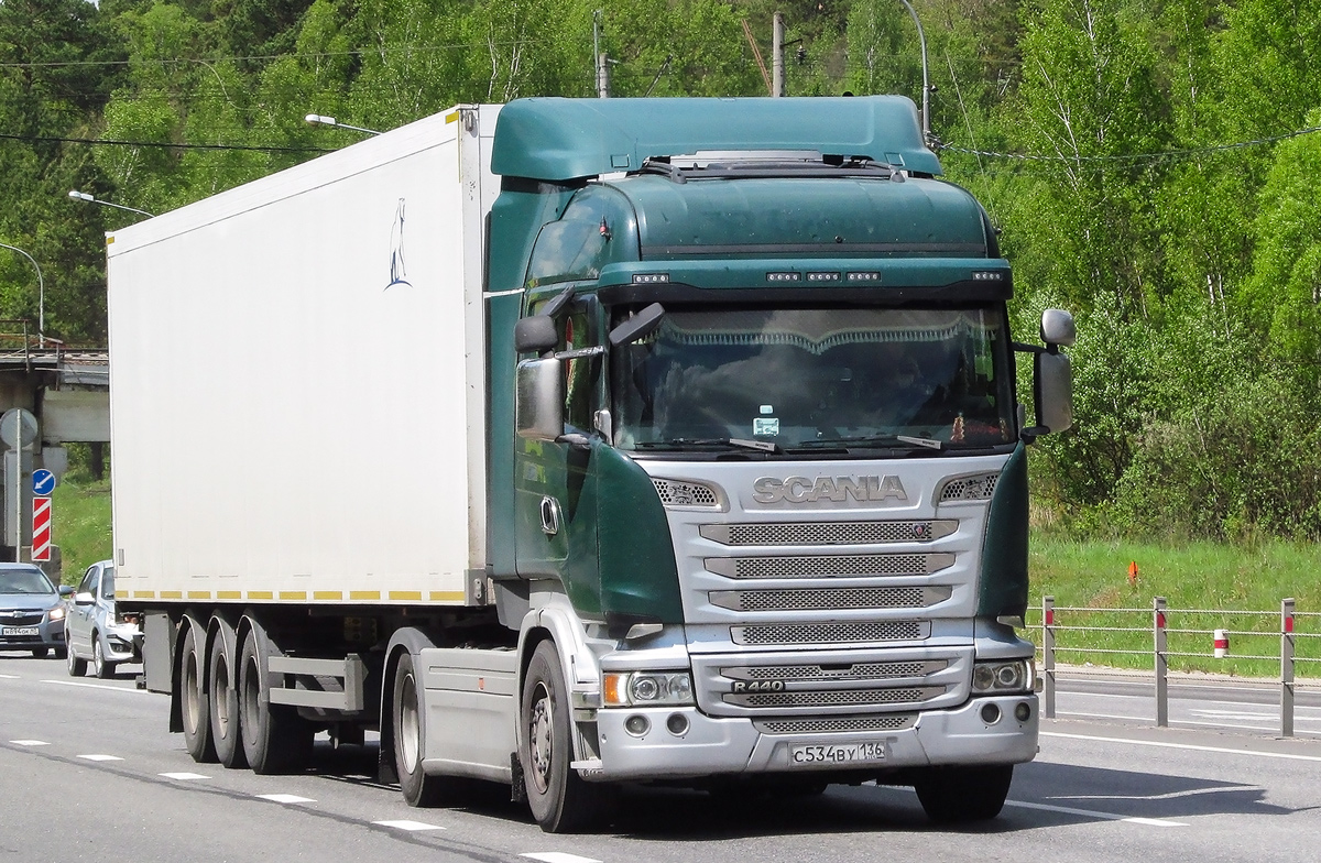 Воронежская область, № С 534 ВУ 136 — Scania ('2013) R440