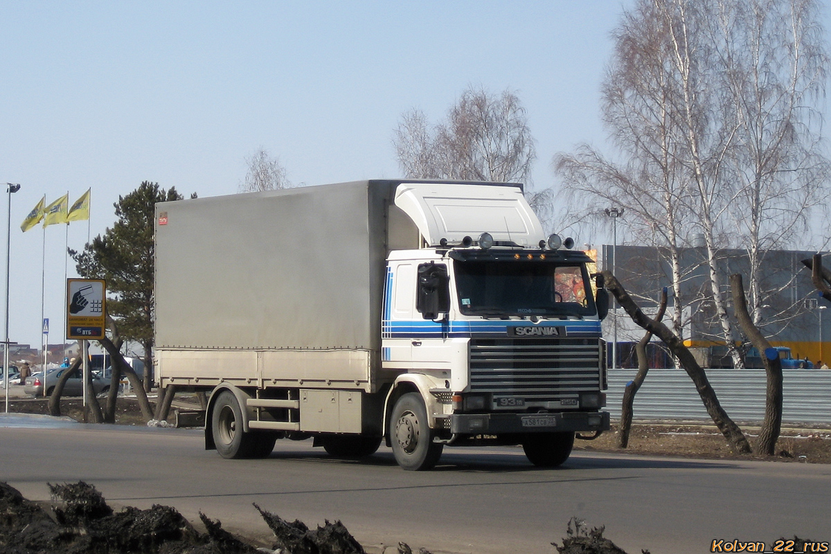 Алтайский край, № А 581 СВ 22 — Scania (II) R93M