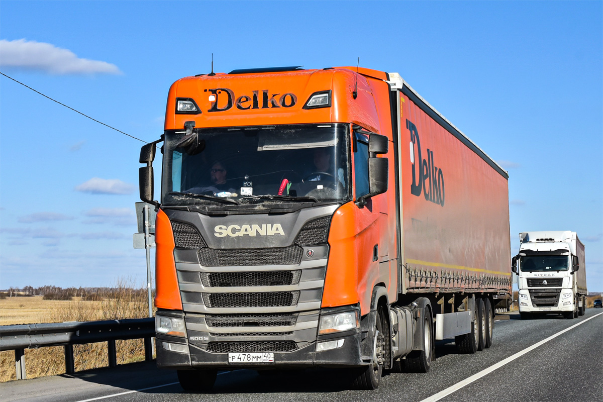 Татарстан, № Р 478 ММ 40 — Scania ('2016) S500