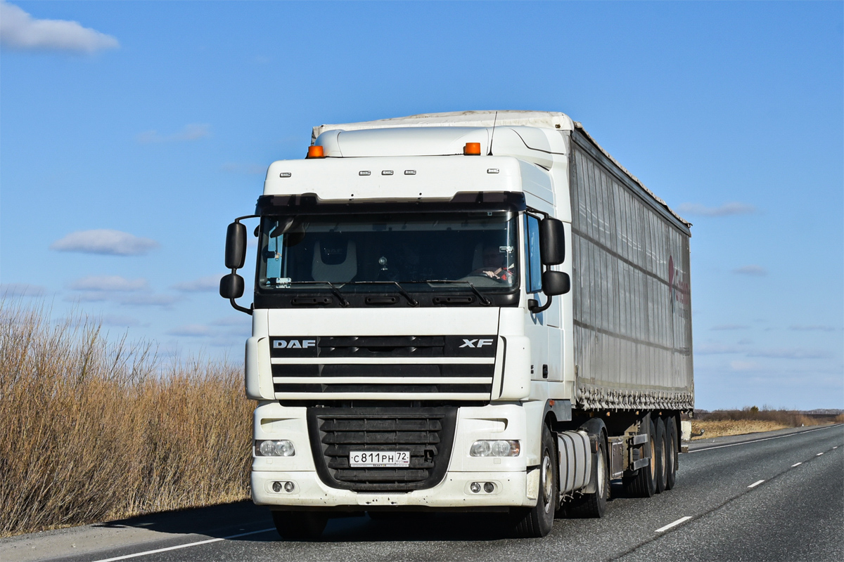 Тюменская область, № С 811 РН 72 — DAF XF105 FT
