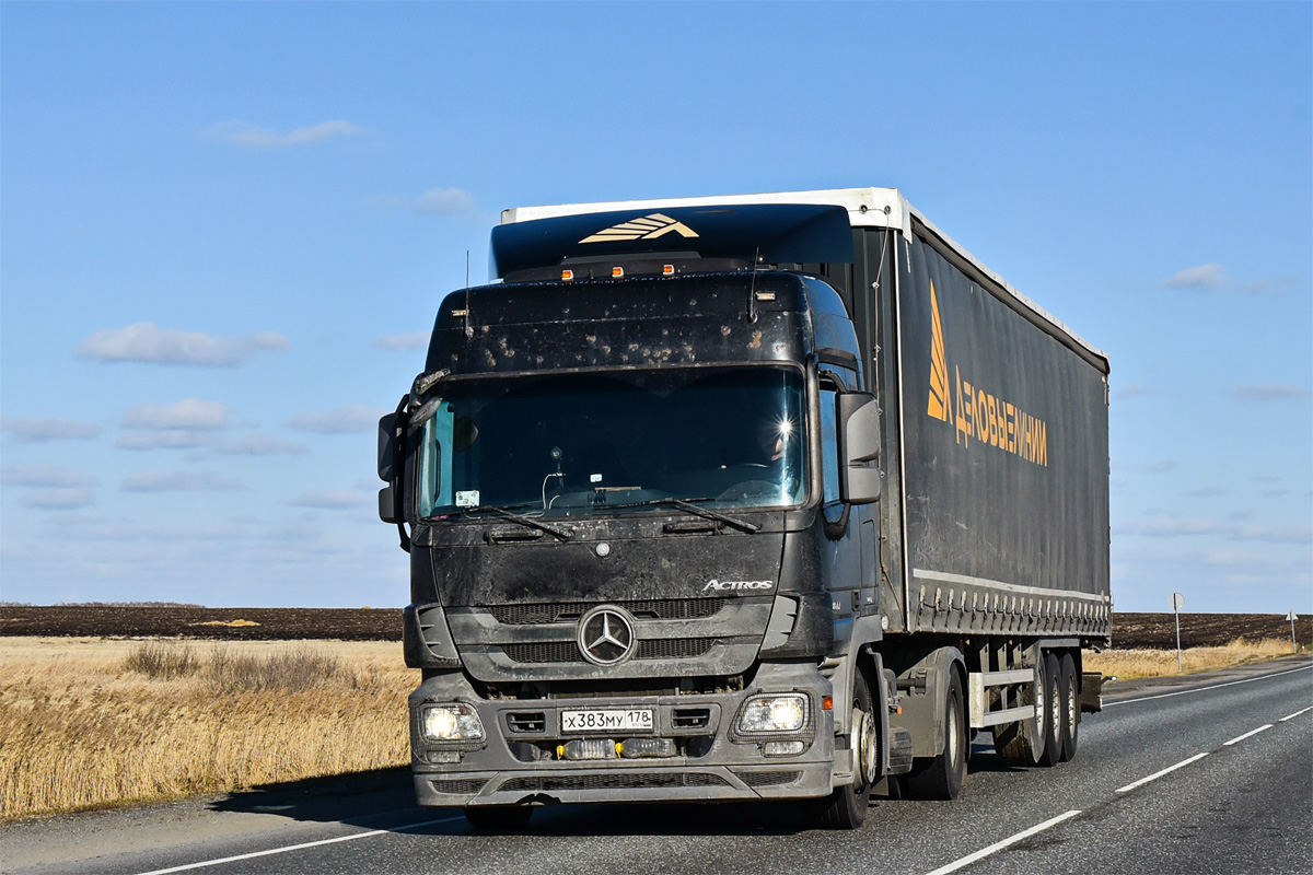 Санкт-Петербург, № Х 383 МУ 178 — Mercedes-Benz Actros ('2009) 1844