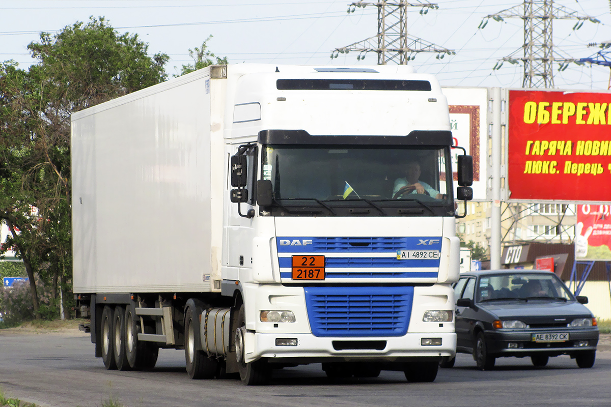 Киевская область, № АІ 4892 СЕ — DAF XF95 FT