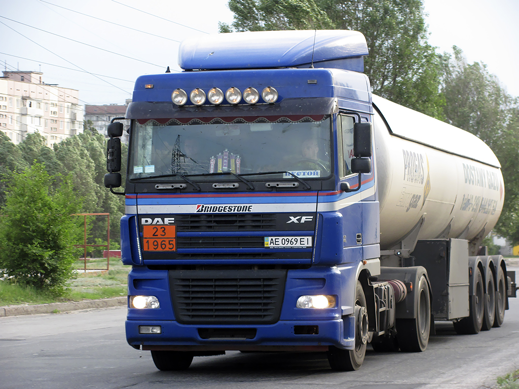 Днепропетровская область, № АЕ 0969 ЕІ — DAF XF95 FT