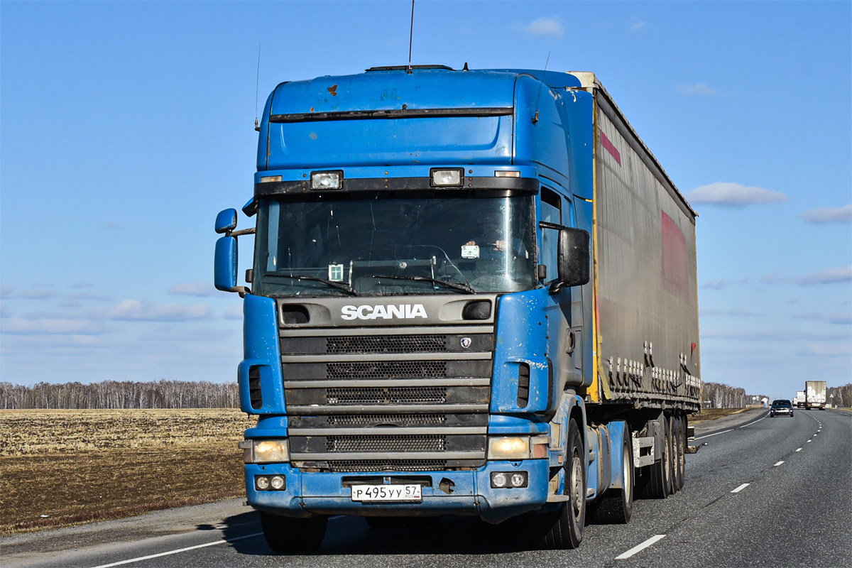 Орловская область, № Р 495 УУ 57 — Scania ('1996) R114L