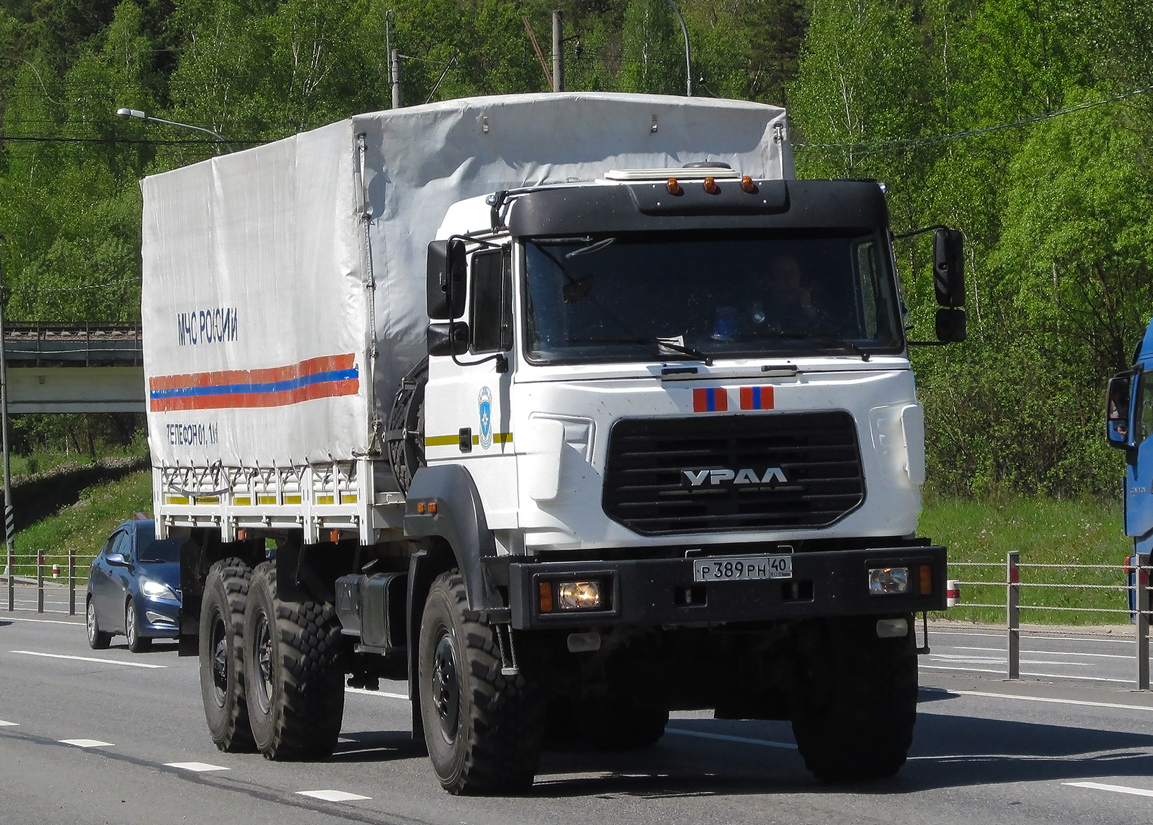 Калужская область, № Р 389 РН 40 — Урал-4320-80М