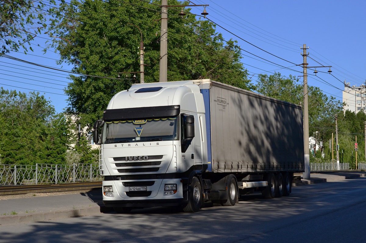 Волгоградская область, № В 124 ВЕ 134 — IVECO Stralis ('2007) 450