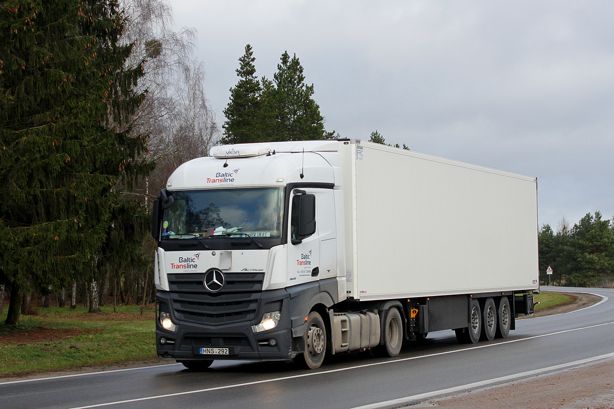 Литва, № HNS 292 — Mercedes-Benz Actros ('2011) 1845