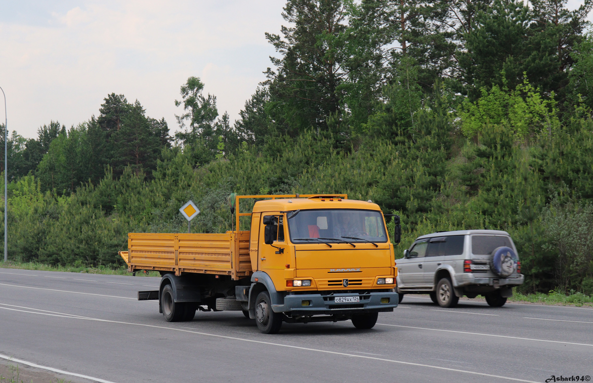 Красноярский край, № О 829 АХ 124 — КамАЗ-4308-A3(96)