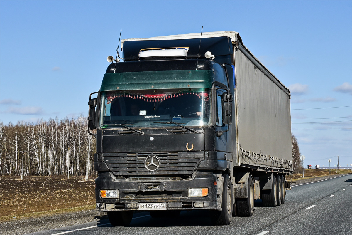 Тюменская область, № М 123 УР 72 — Mercedes-Benz Actros ('1997) 1831