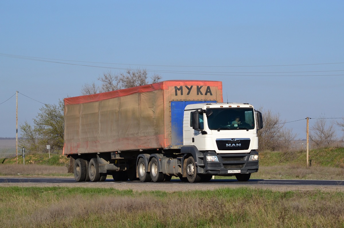 Саратовская область, № Е 438 ЕО 164 — MAN TGS 26.440