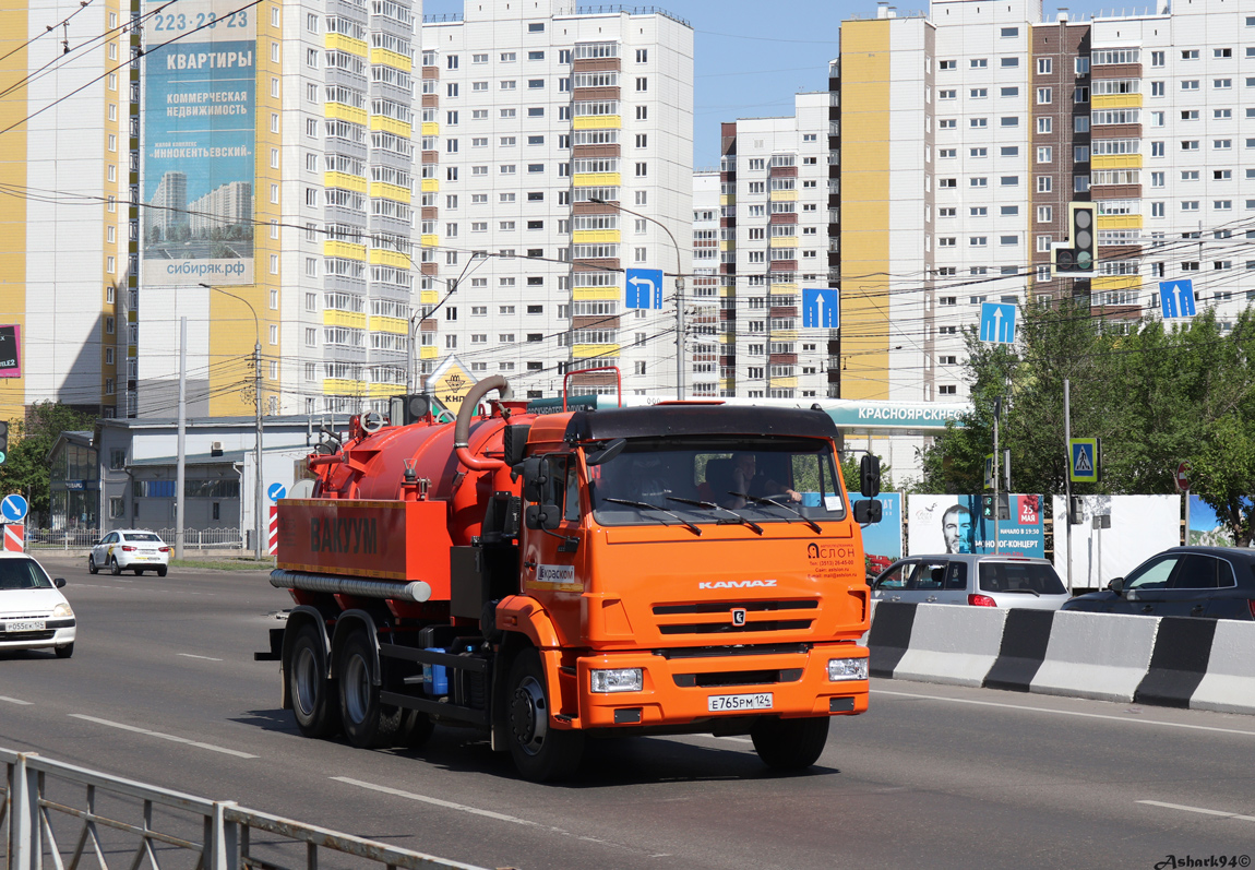 Красноярский край, № Е 765 РМ 124 — КамАЗ-65115-A5(48)