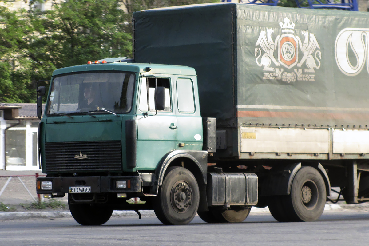 Полтавская область, № ВІ 0740 АО — МАЗ-54323